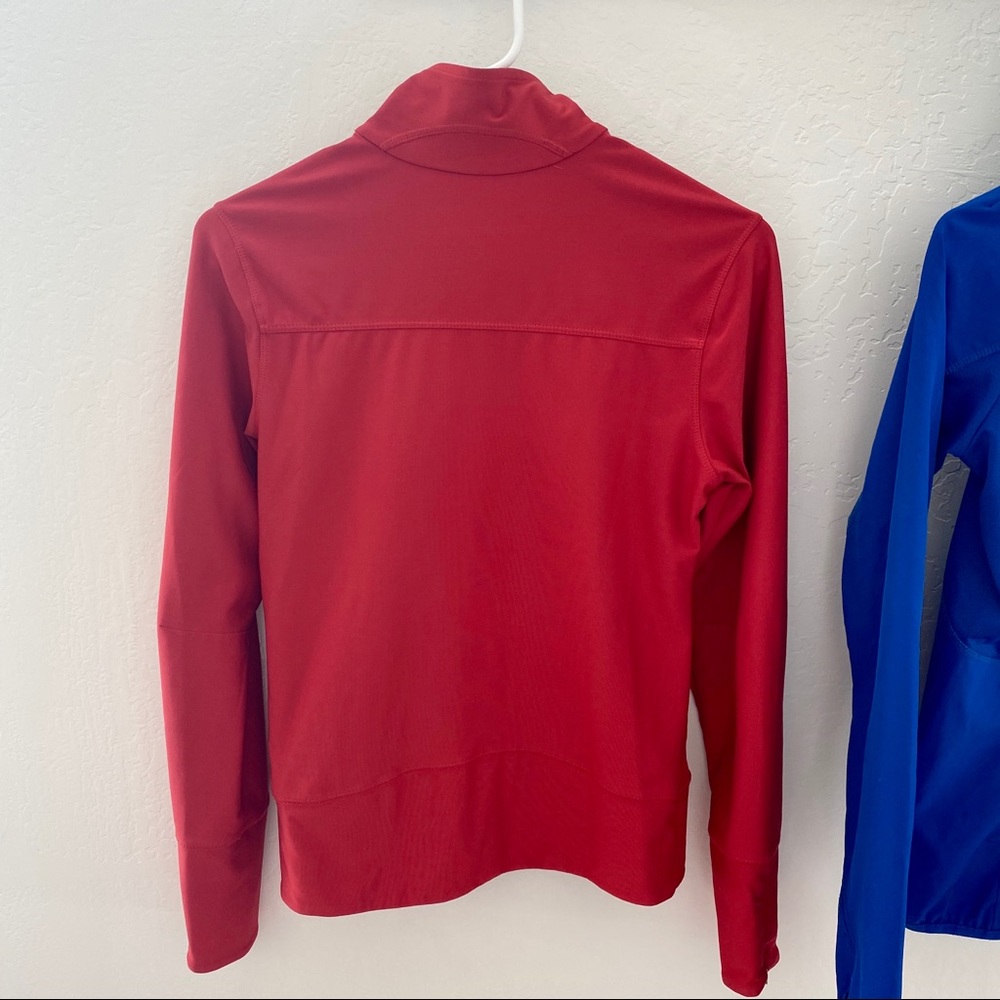 2 pack! XS Red & Blue- Lucy & 4-U Athletic zip ups - Picture 7 of 8